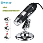 Регулируемый цифровой USB-микроскоп X 3 в 1, эндоскоп для камеры, микроскоп для искусственных увеличительных линз