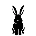 Высококачественная Водонепроницаемая декоративная наклейка на лобовое стекло с изображением милого кролика