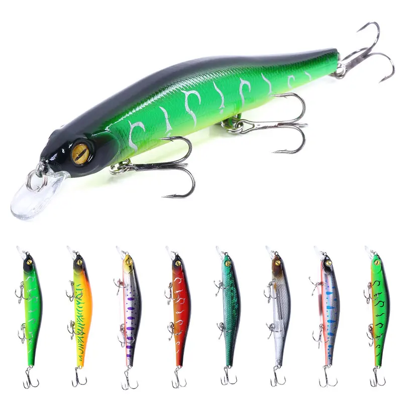 1 шт. ловля щуки и карпа Приманка Minnow 12 5 см/17 7g опускается на дно искусственные