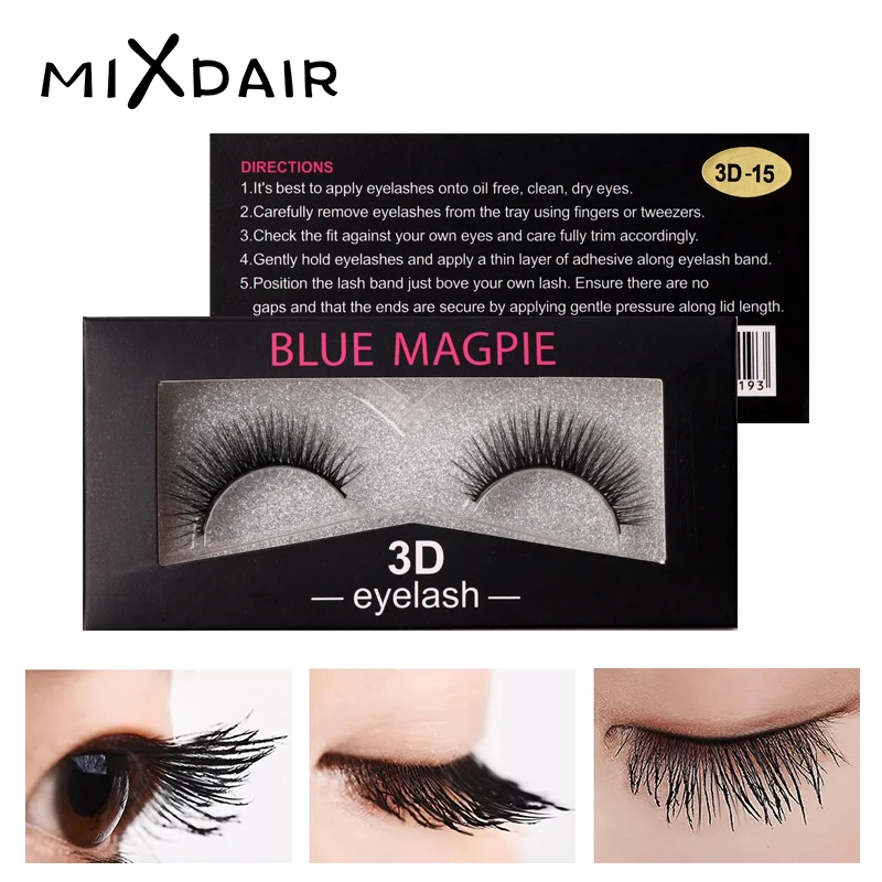 MIXDAIR накладные ресницы 3D норковые наращивание ресниц ручной работы женские