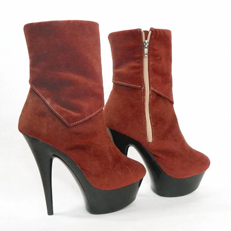 Женские лакированные ботильоны Wonderheel черные ботинки на платформе и высоком