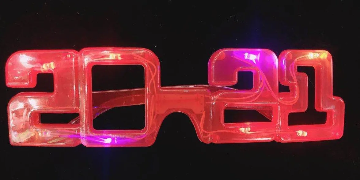 СВЕТОДИОДНЫЙ мигающий светящийся светильник очки 2021 костюм косплей вечерние на