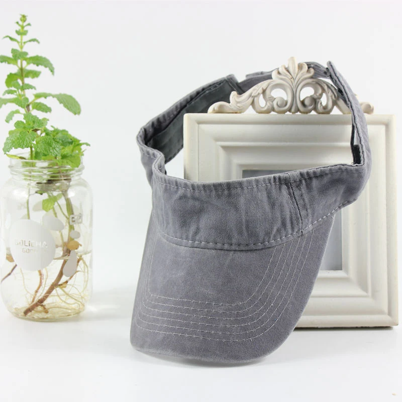 Летняя кепка с козырьком унисекс Солнцезащитная шляпа однотонная женская