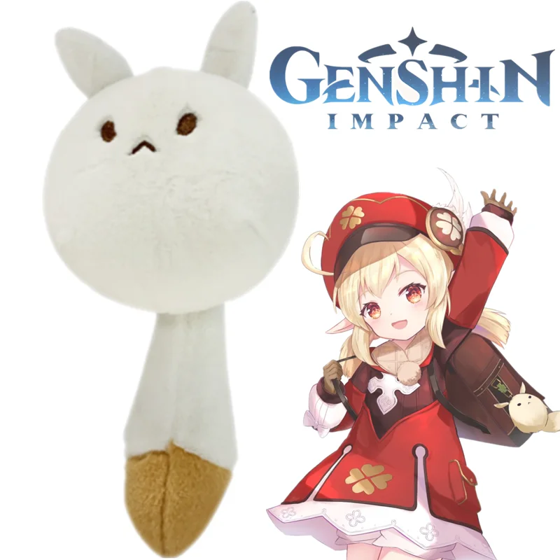 

Game Genshin Impact Klee Dodoco Plush Keychain Cosplay Cute Doll Backpack Bag Key Chains Pendant Props Accessories
