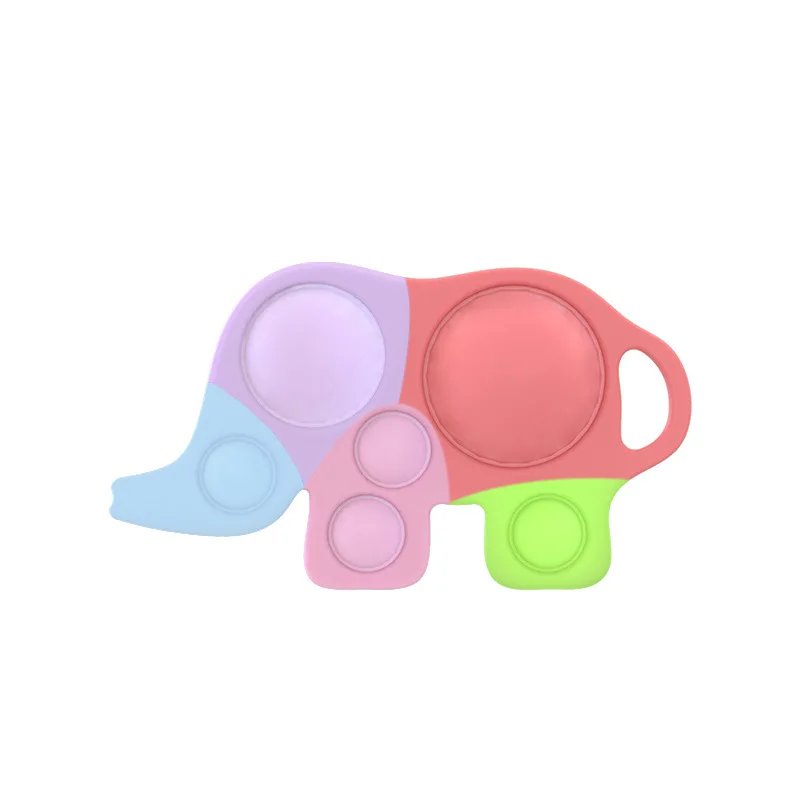

Elephant Silicone Relieve Anxiety Children's Toys, Decompression Soft Sensory Anti-stress Simple Dimple Relaxing Cute Toy