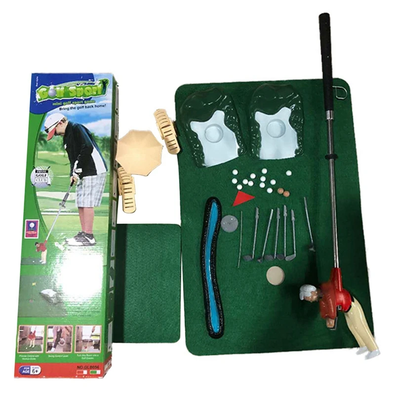 

Children Golf Club Set Toys Golf Putting Cup Flag Putter Practice Aid Home Yard Outdoor Training Portable Parent-Child
