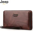 Длинный кошелек JEEP Buluo для мужчин, сумка-клатч большой вместимости, многофункциональная мужская сумка для телефона