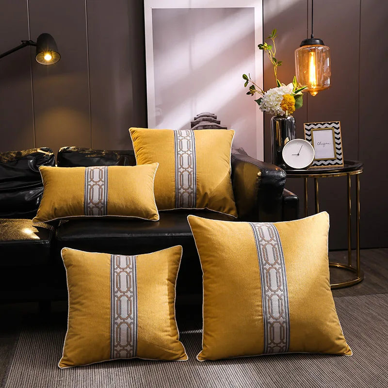 

45X45cm Imitation Cashmere Chinese Simplicity Pillowcase Cushion Cover Home Decor Cushion Cover Customize Decorative Pillowcases