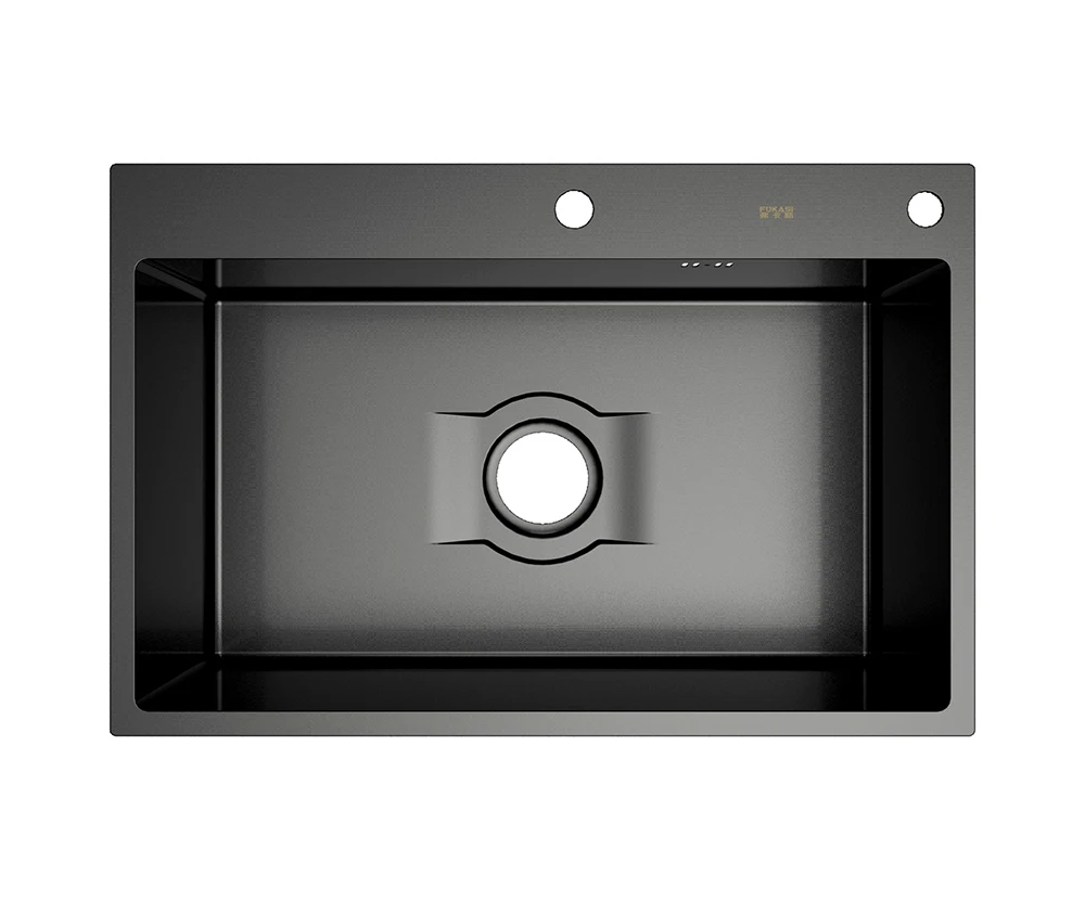 Кухонные раковина чернвя для кухни черная нержавающая сталь с креплением мытья