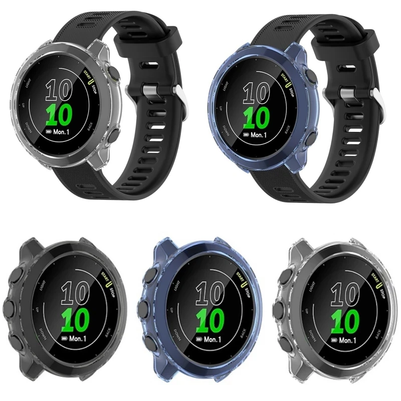 Защитный чехол BEHUA для часов Garmin Forerunner 55 защитный 158 мягкий бампер из ТПУ |