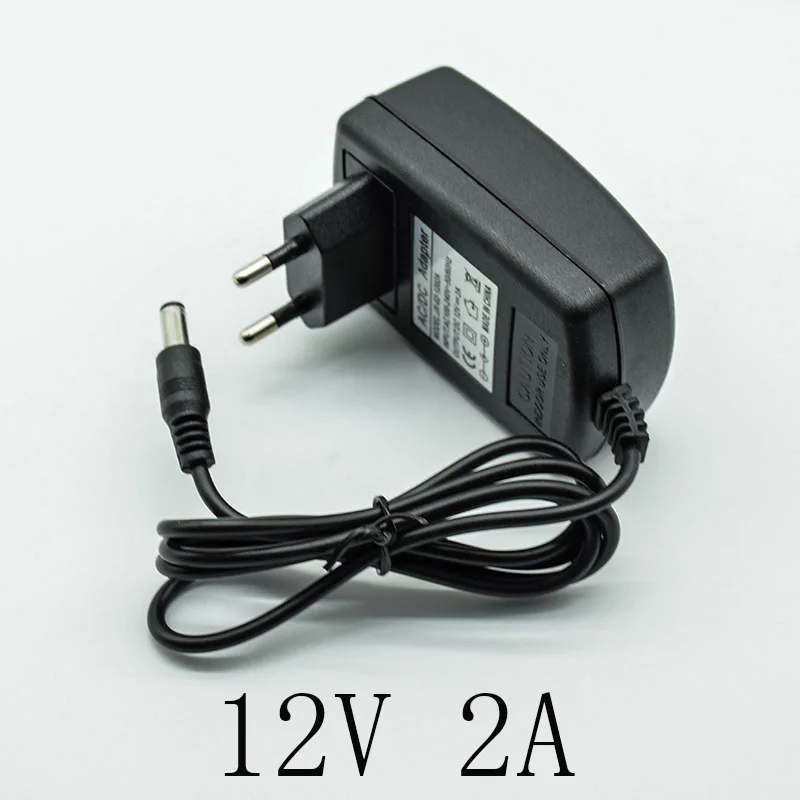 12V 2A 100-240 В постоянного тока 5 в 3 А 6 в 2 а/3 а 9 в 2 а 12 В 2 А 15 в 1.5A блок питания зарядное устройство ЕС вилка AC адаптер конвертер 5,5 мм* 2,5 мм(2,1 мм) преобразователь переменного тока в постоянный - Цвет: 12V 2A