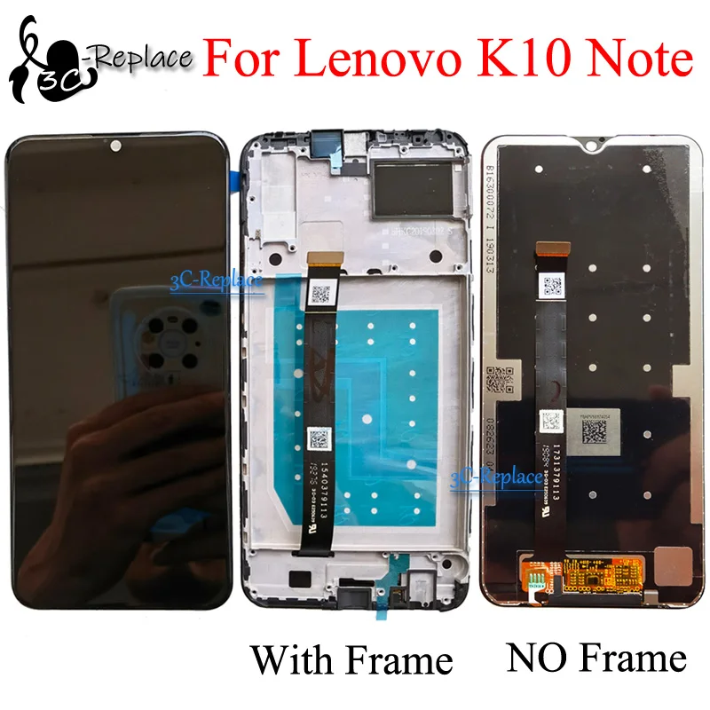 Оригинальный черный 6 3 дюймов для Lenovo K10 Note K10Note L38111 ЖК-дисплей сенсорный экран