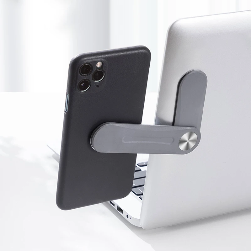 

Laptop Side Mount Connect Tablet Bracket Dual Monitor Display Clip Adjustable Phone Stand Screen Support Holder