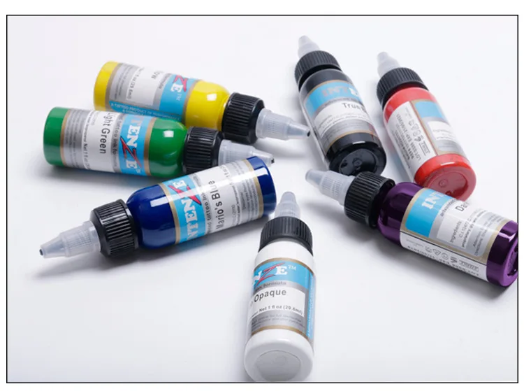 Топ оригинальный Перманентный тату цвет 30 мл 7 цветов Набор краска чернила