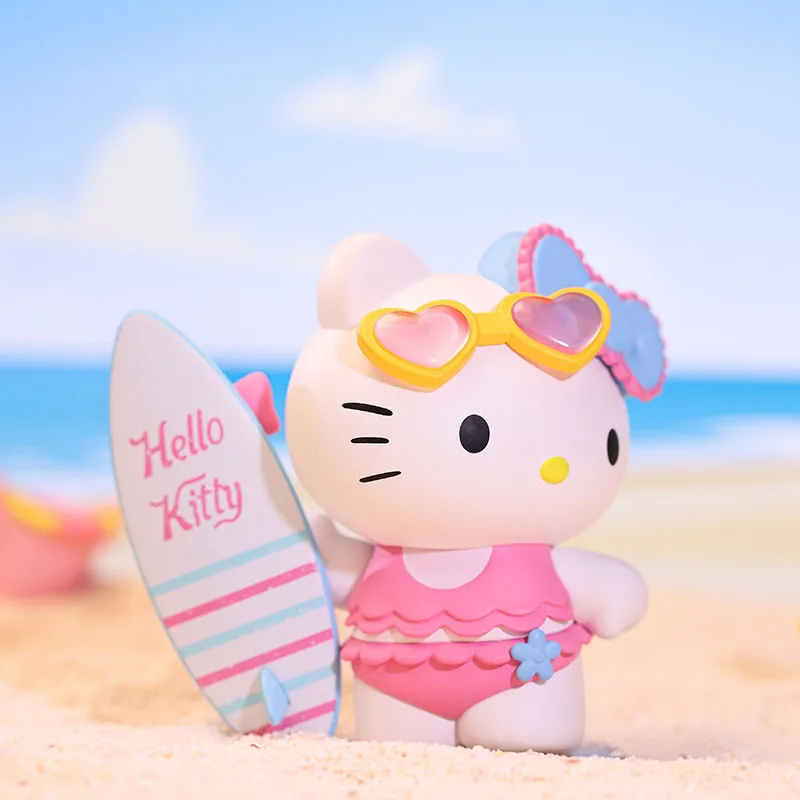 

Фигурки Hello Kitty из аниме «СемьЯ», «Морской остров» Южной Китая, модные украшения, подарки для девочек, аниме декор, Haikyuu, детские игрушки