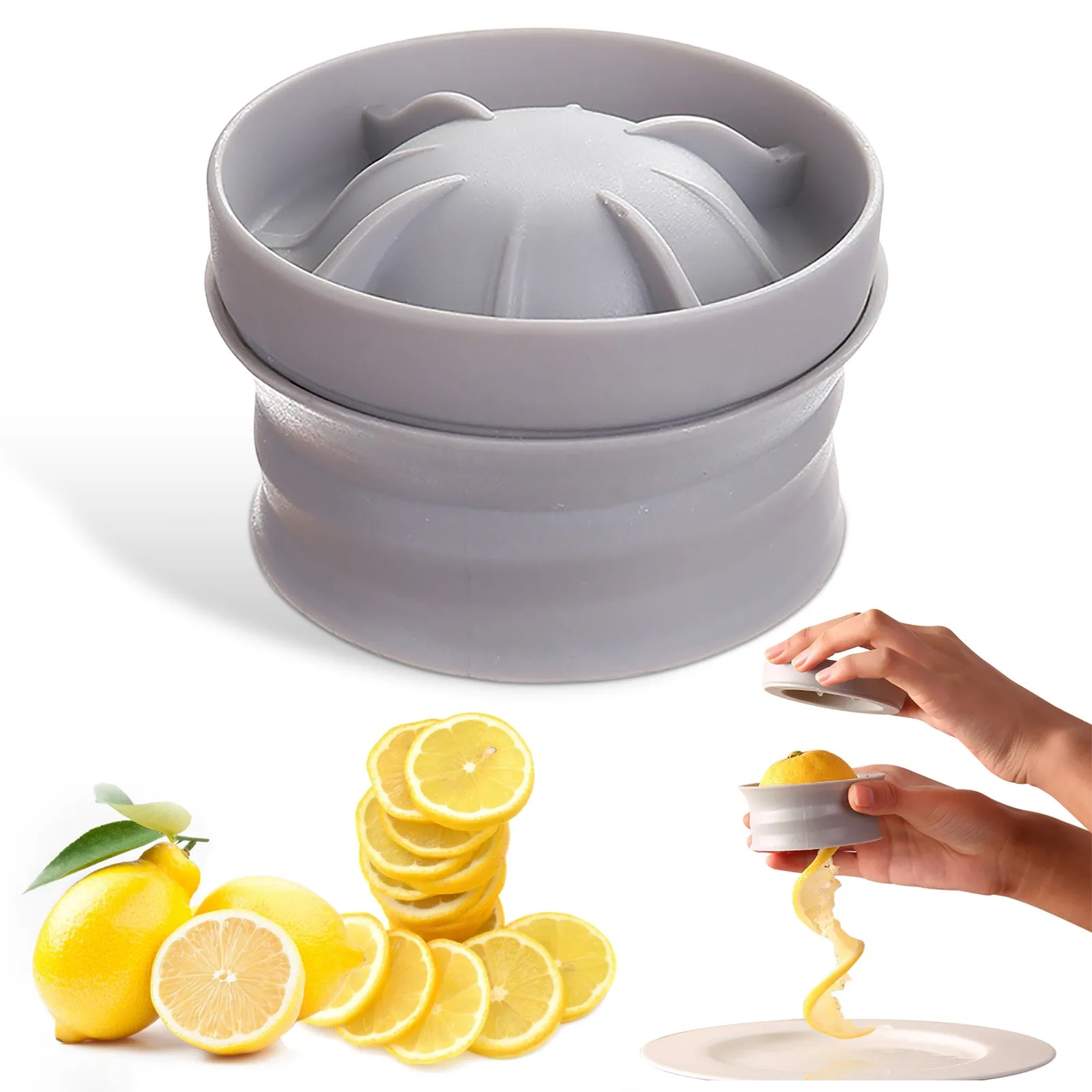 Многофункциональная спираль для цитрусовых вращающаяся зеленая лимонный огурец