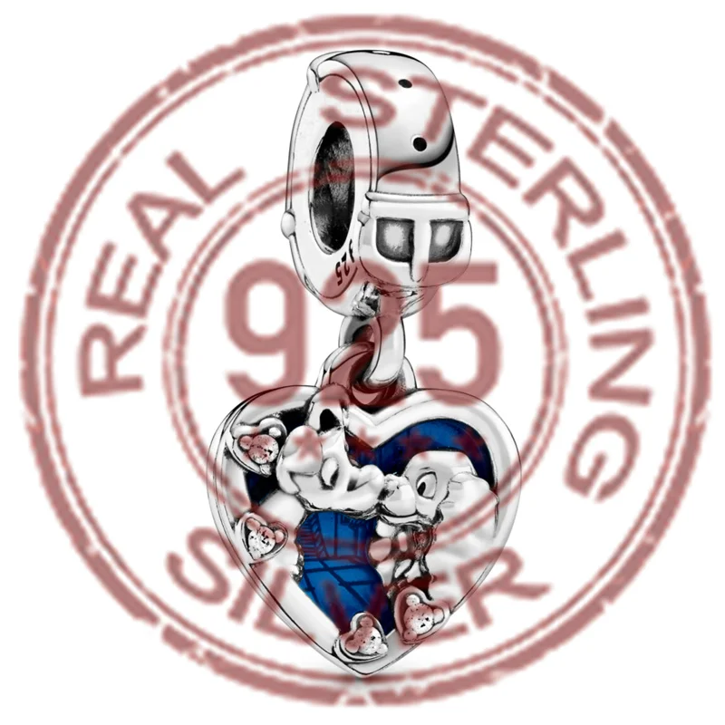 Оригинальные новые аксессуары для браслетов из серебра 925 пробы Шарм-Бусина