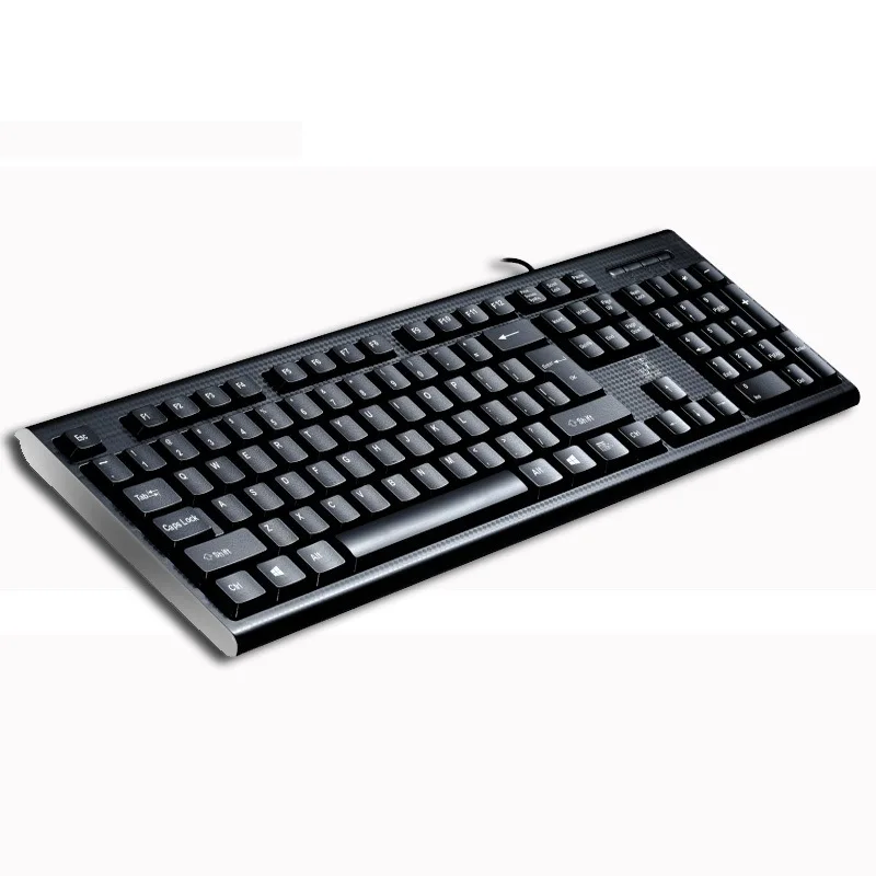 

Single Keyboard USB Square Mouth Business Office Home Hole Wired Desktop Computer Keyboard