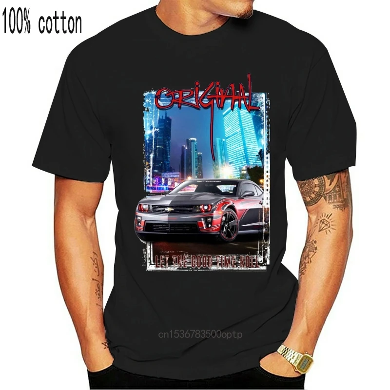 

2019 New Men'S T Shirt T-Shirt American Classic Muscle Car Camaro ZL1 Rot Schwarz Auto Youngtimer Oldtimer Herren T Shirt