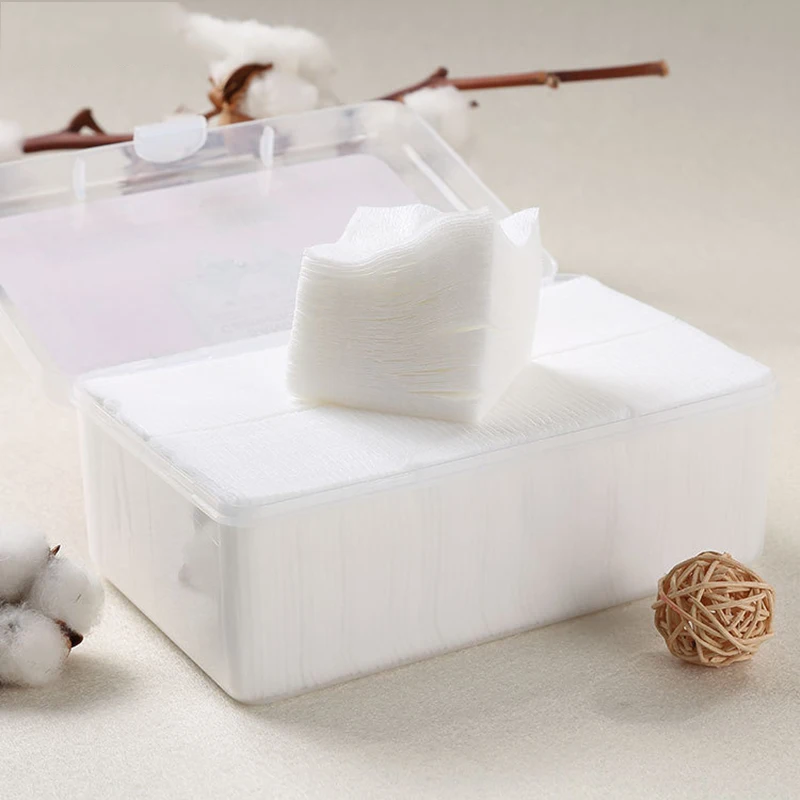 1000 шт. ватные диски для очищения лица и макияжа хлопковый спонж ежедневный