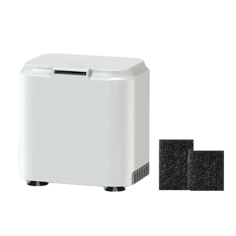 Low Water Level Filter Small Turtle Tank Filters for Hermit Crabs Fish Tank and Submersible Aquatic Reptile Terrariums