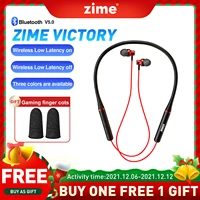 zime victory tws earphones bluetooth 5 0 wireless waterproof sport headset noise reduction pubg 65ms low latency gaming earbuds