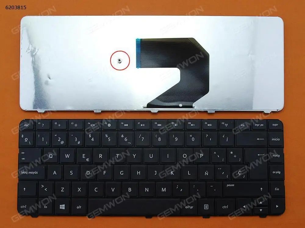 SP/испанский Замена клавиатура для ноутбука HP Pavilion G4-1000 G6-1000 CQ43 CQ57 430 630S черный |