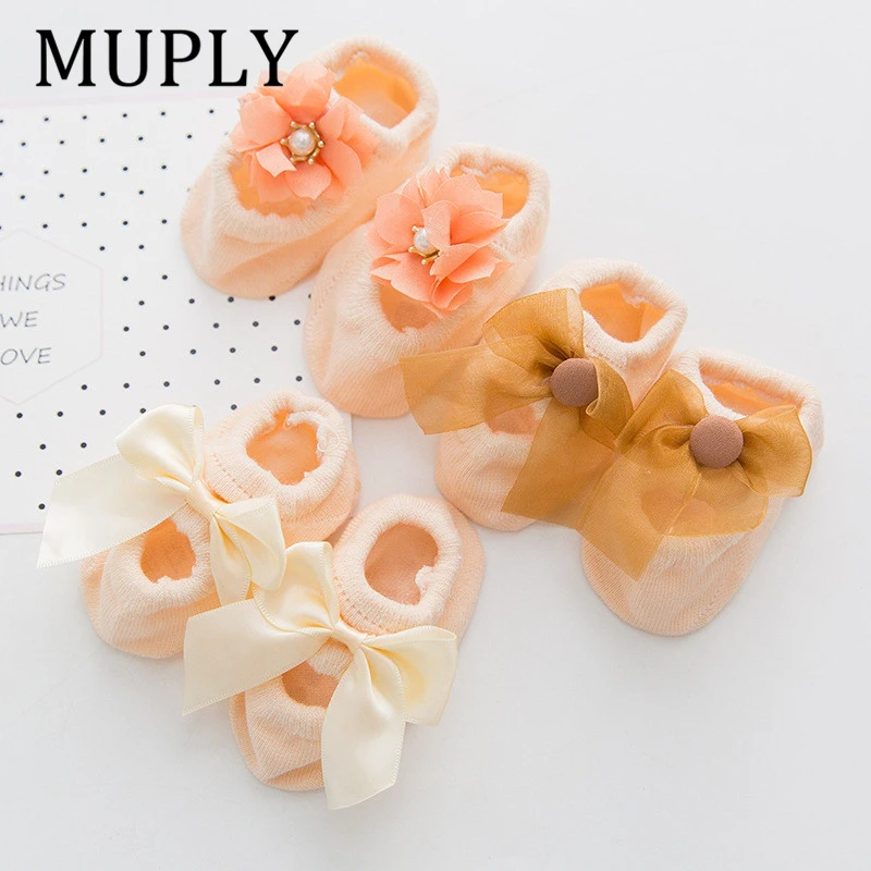 3 пары/Лот Детские носки Весна Лето Новые тонкие хлопковые детские кружевные с