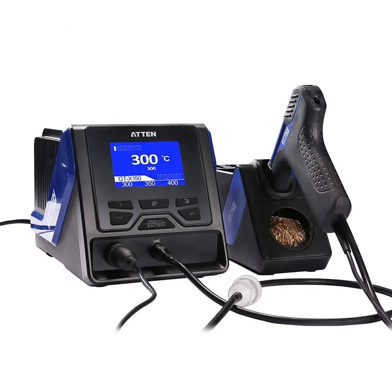 

Паяльная станция для распайки ATTEN 150w цифровой Дисплей вакуумный всасывающий насос