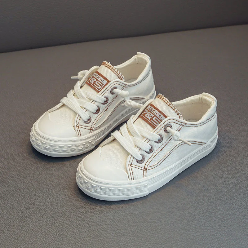 

Children's Canvas Shoes Spring and Autumn Girl's Shoes Baby's Single Shoes Boy's Board Shoes Low Top Casual Shoes Student's Ball