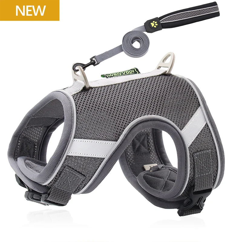 

New Mesh Cat Harnesses for Cats Summer Breathable Pet Harness and Leash Set Katten Kitty Mascotas Products for Gotas Accessories