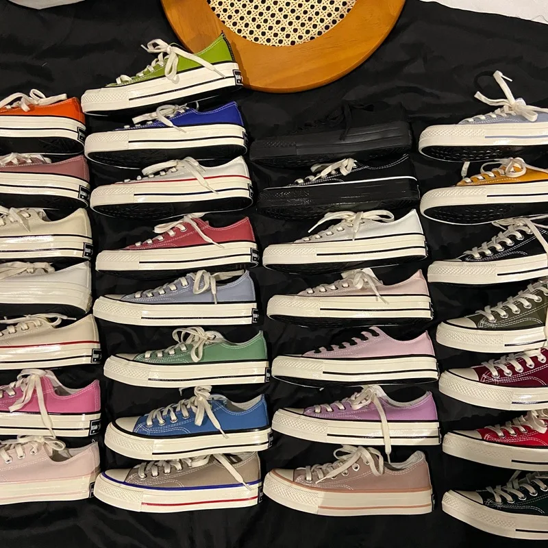 

28 colors shoes woman fashion Retro classic women/men shoes student/couple Shoes low cut canvas shoes female women sneakers 24-1