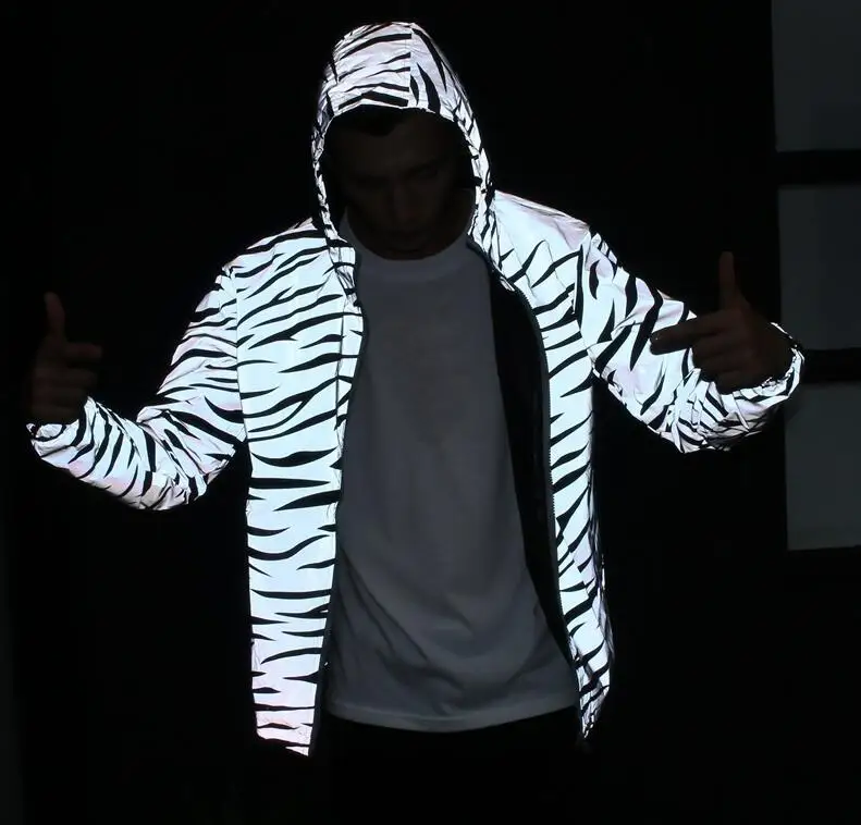 Светоотражающая куртка с забавным принтом для мужчин и женщин 2017 брендовая