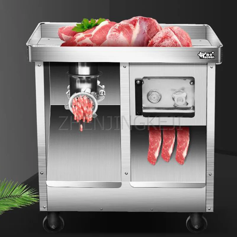 

200V Мясорубка коммерческие дома вместительный Многофункциональный Нержавеющая сталь Электрический клизма фарш овощей для супермаркета мя...