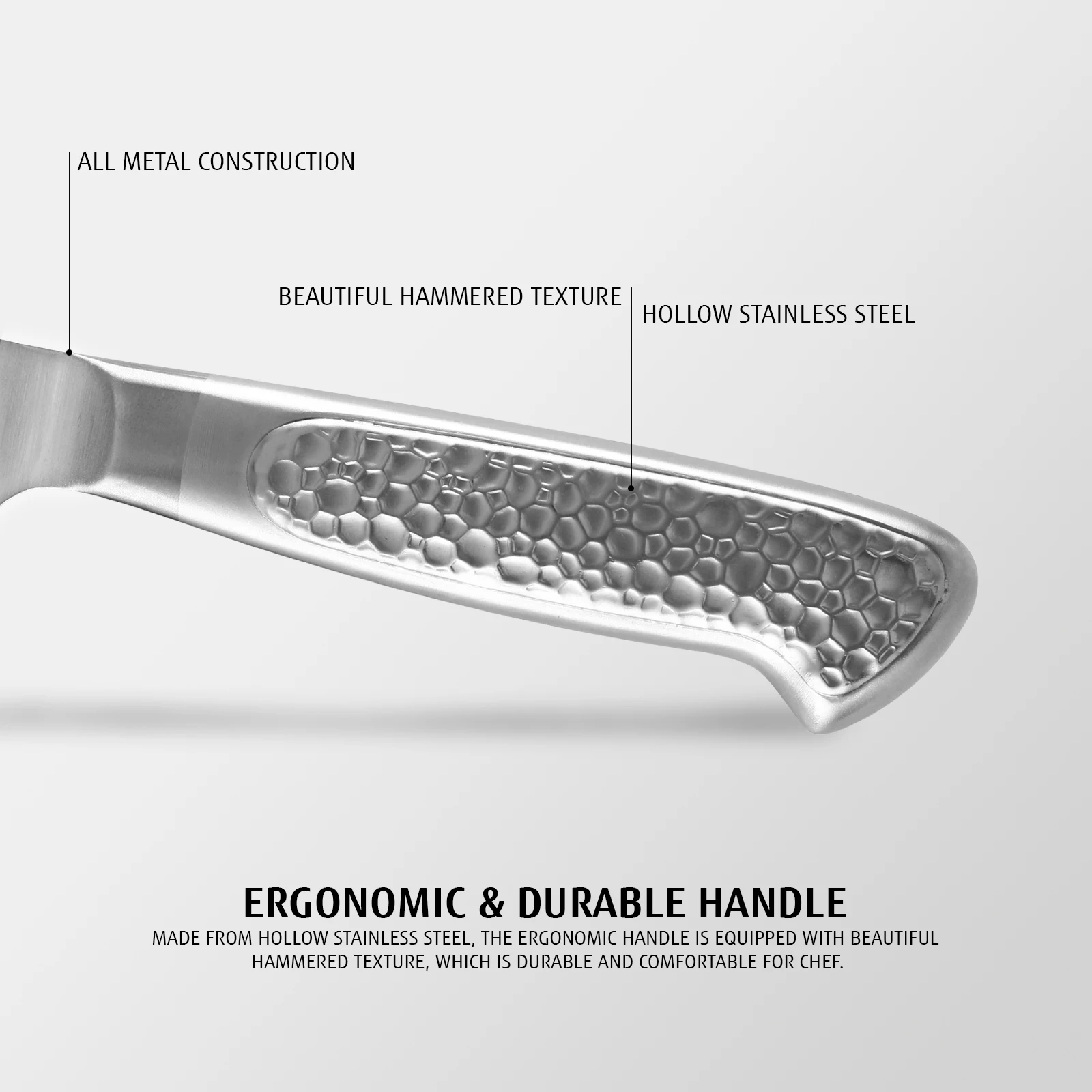 Нож сантоку hecef 7 дюймов нож шеф-повара из высокоуглеродистой нержавеющей стали с