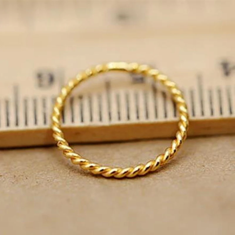 Женское кольцо из желтого золота 24 к|Кольца| |