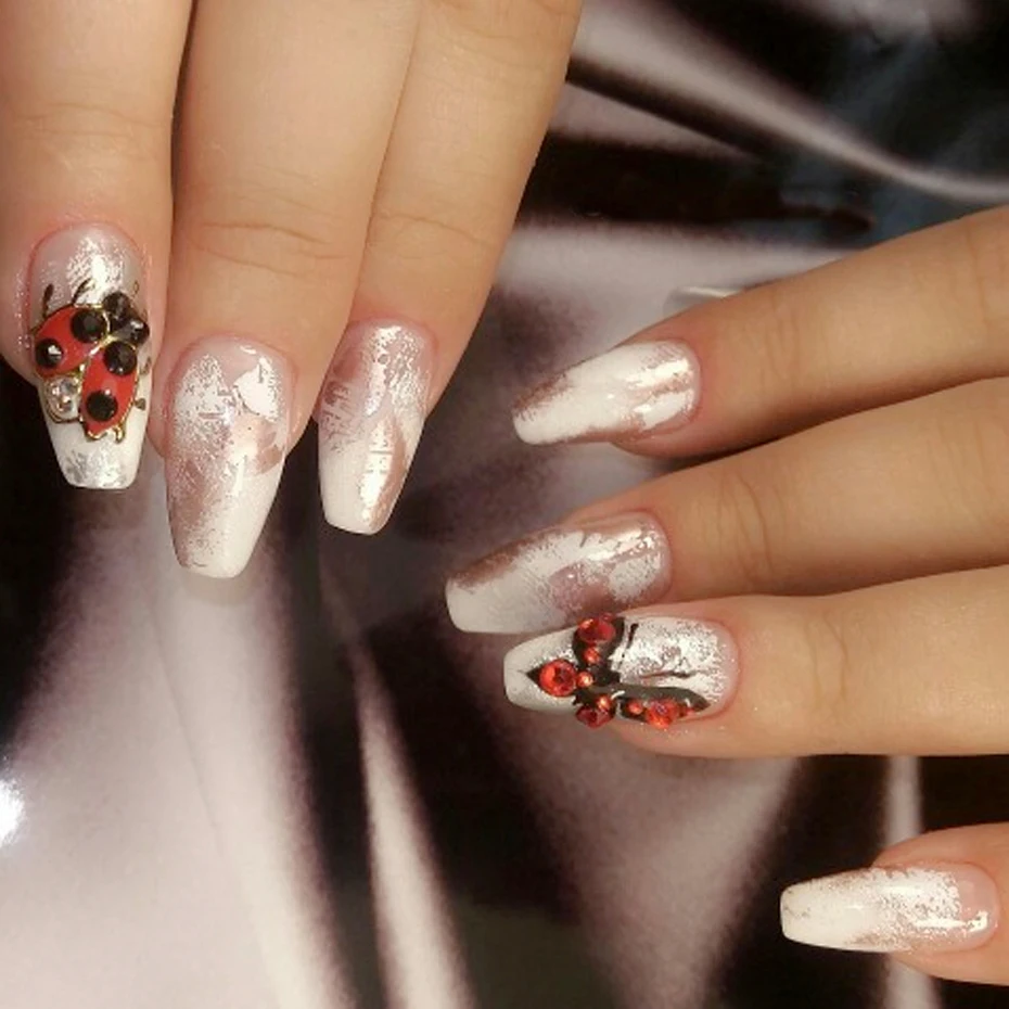 

12pcs Holographic Matte Nail Foil Rose Gold Silver Transfer Sticker Adhesive Gel Polish Sliders DIY Nails Art Decorations SA1912