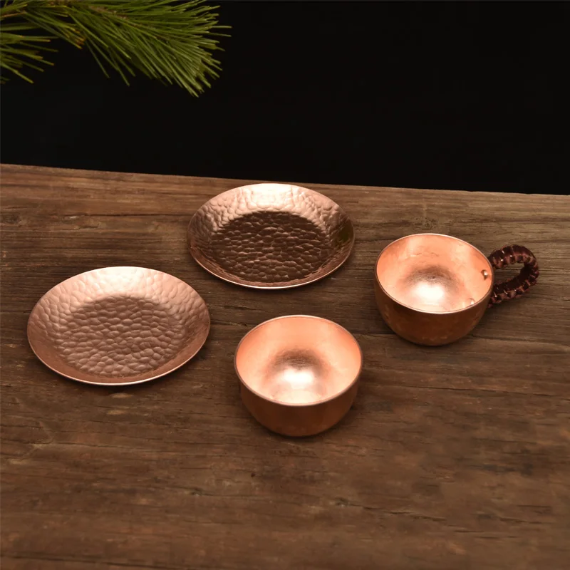Чаша из чистой меди креативная Турецкая чайная чашка ручной работы многоразовая