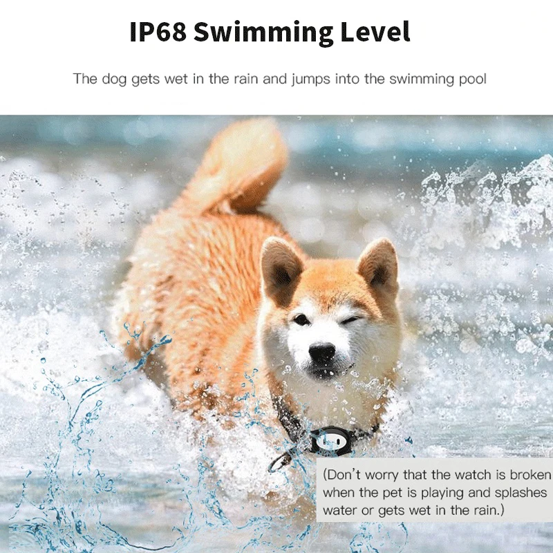Prazata Pet GPS Tracker Cat Dog GPS Pet Tracker GPS Collar Waterproof Real-time Tracking Device Geo-fence WiFi LBS D79 Free APP images - 6