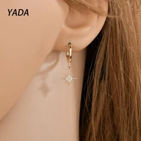 yada asymmetric starmoon wedding earring set statement gold geometry earring for women jewelry handmade earrings femme er200035