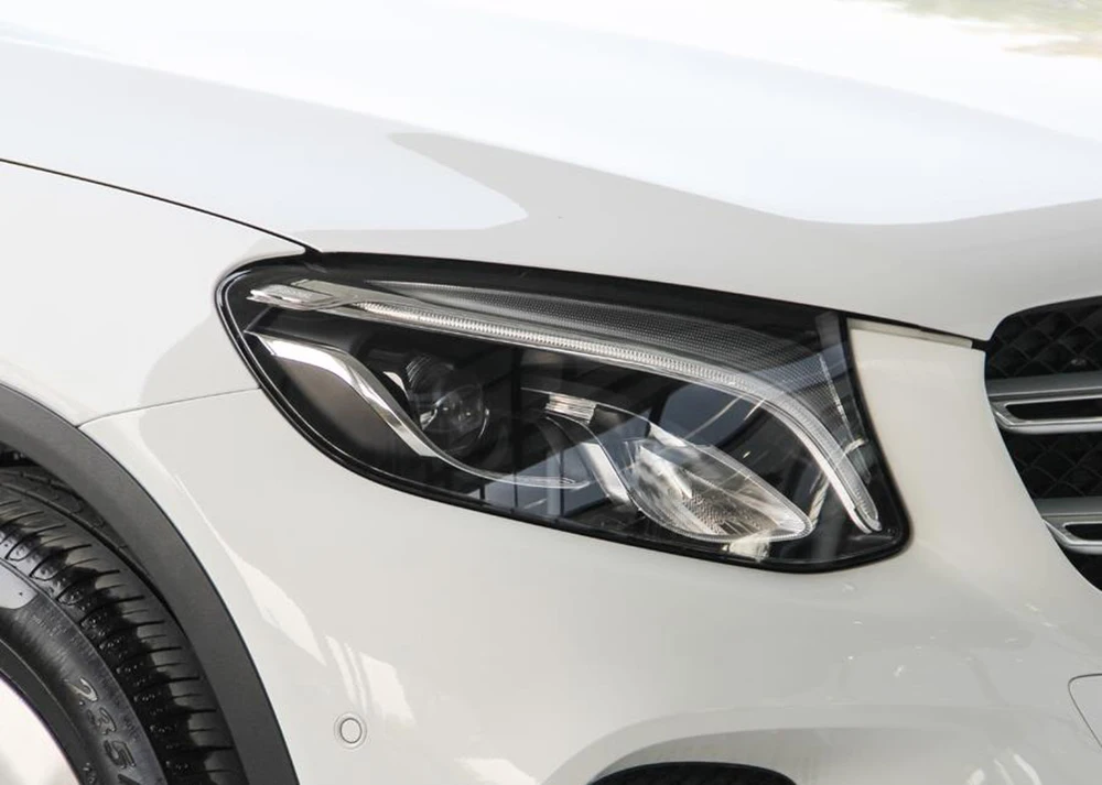 Рассеиватель фары для Mercedes Benz W253 GLC200 GLC260 GLC300 2016 ~ 2019 фар замена крышки автомобиля