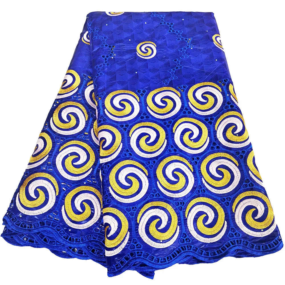 

African Bazin Riche Lace fabric White+Red Latest style High Quality French Embroidery Fabric punch Lace Fabrics For Party Dress