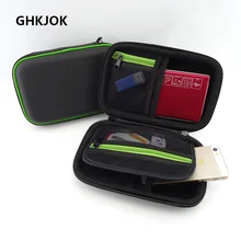 Жесткий корпус походная сумка для переноски для внешнего жесткого диска HDD аксессуары для электроники защитная сумка органайзер коробка