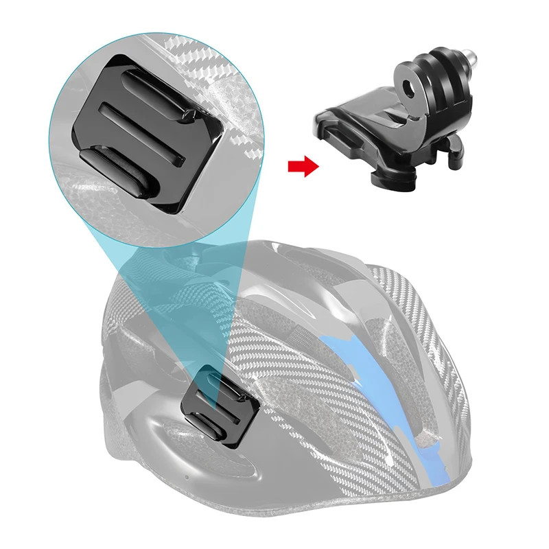 J hook Пряжка нагрудный ремень шлем базовое крепление для GoPro Hero 9 8 7 6 5 4 Session Yi 4K Sjcam Eken