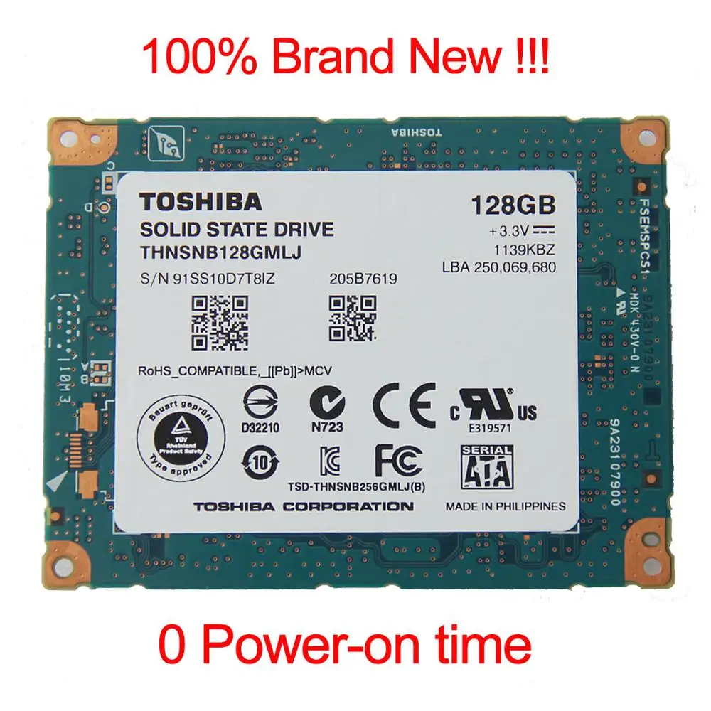 1 8 &quot128GB LIF THNSNC128GMLJ SSD для 2009 Macbook Air A1304 Rev.b Rev.c MC233 MC234 MB543 MB940 Замена HS12UHE|Жёсткие диски