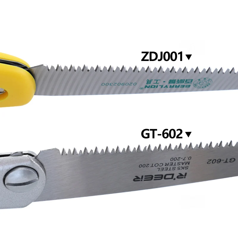 Складная пила ручная с грубой зубчатой поверхностью 65 # сталь/SK5 походная