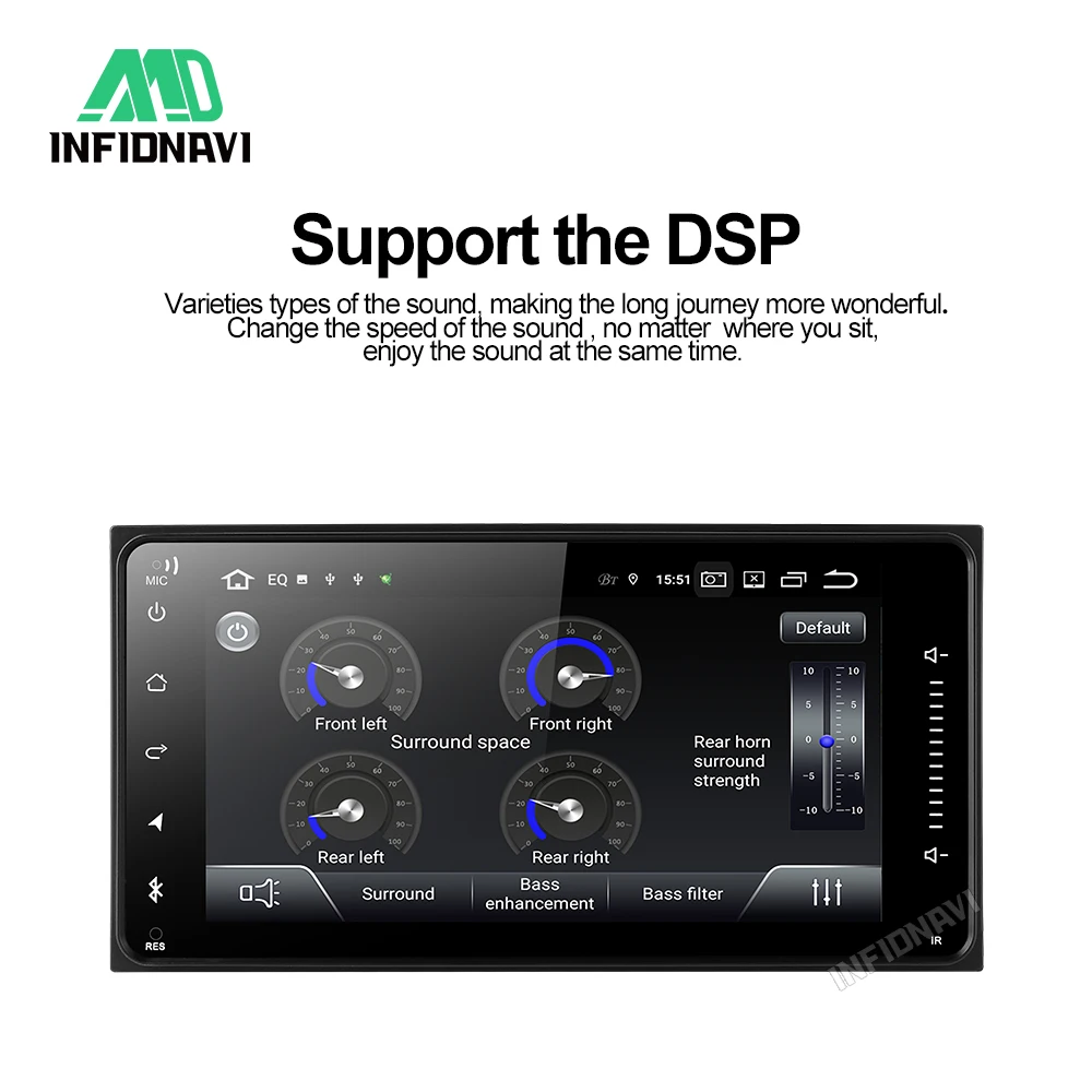 Android9.0 автомобильный dvd для Toyota Terios Старый Corolla Camry Prado RAV4 универсальное радио с навигацией 2+ 32 г автомобильный стерео gps плеер