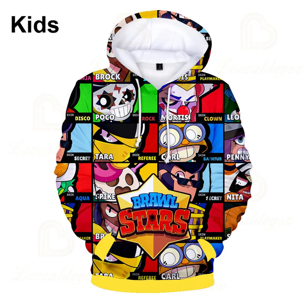

Anime Star, and MORTIS Hoodie Birthday Gift Boys Girls 3D PRIMO Thin Hoodie Crow Spike Leon Shelly Hoodie Kids Game