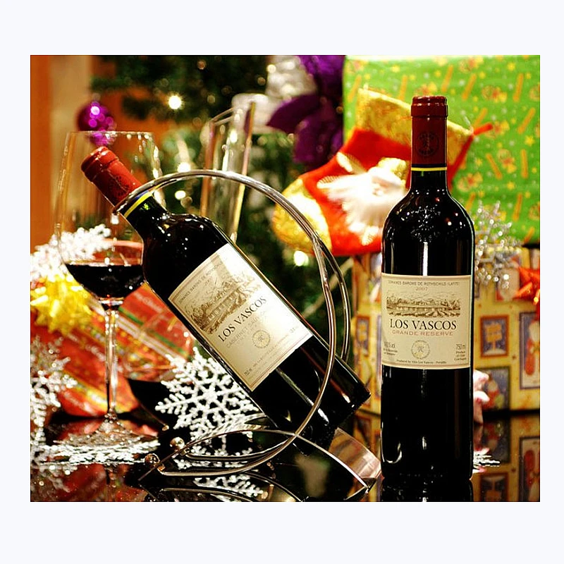 

Nordic Wine Rack Stainless Steel Wine Rack Bar Display Stand Decoration Champagne Wine Rack Wine Tray Red Wine Storage Rack