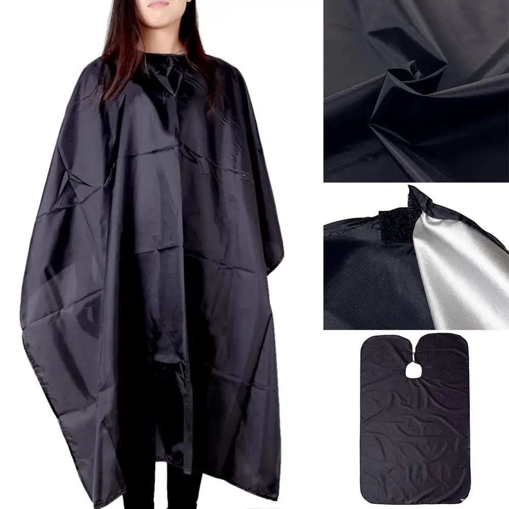

Professional Cutting Hair Waterproof Cloth Black Large Size Beauty Salon Hairdressing Barbers Hairdresser Gown Cape